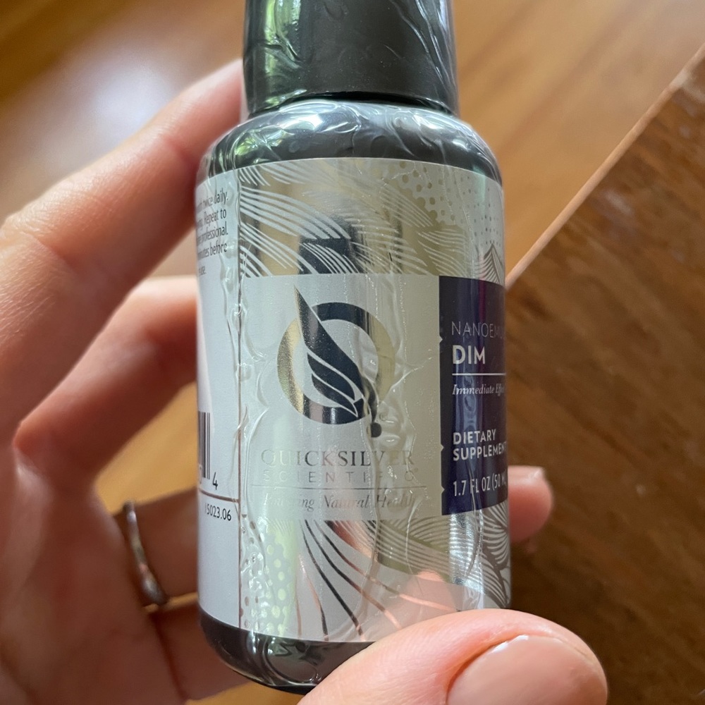 2 Bottles of Quicksilver Scientific Nano-Emulsified DIM - Picture 2 of 4